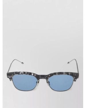 Thom Browne Sunglasses Metal Frame Tortoiseshell Design - Blue