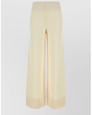 Camilla & Marc Ash Wool Blend Wide Leg Pant - Natural