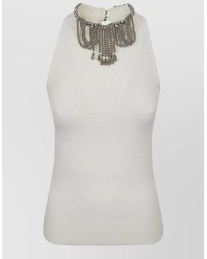 Rabanne Tank Top - White