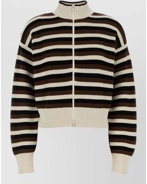 Brunello Cucinelli Embroidered Cotton Fitted Jacket - Black
