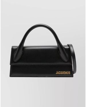 Jacquemus Small Long Cross-Body Bag - Black