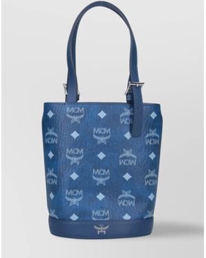 MCM Handle Strap Shoulder Bag - Blue