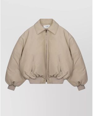 Celine Down Oversized Coat - Natural