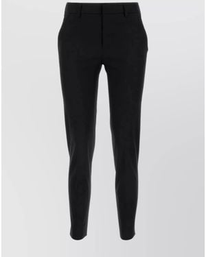 PT Torino Slim-Fit Straight Pants - Black