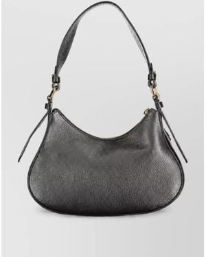 Coccinelle Leather Shoulder Bag - Grey