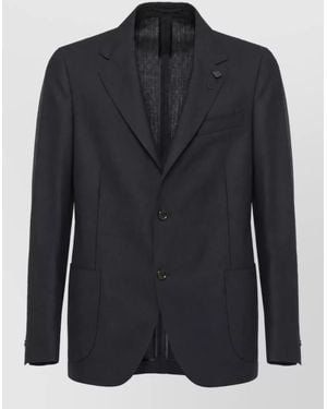 Lardini Single-Breasted Blazer - Blue