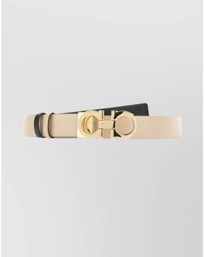 Ferragamo Adjustable Belts-Tone Buckle - Metallic