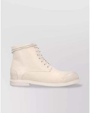 Marsèll Leather Ankle Boots - Natural