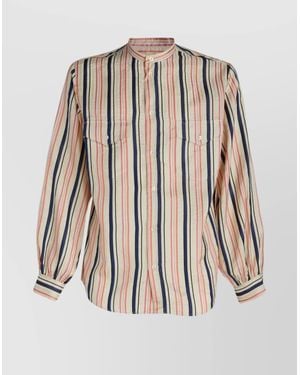 Bally Striped Silk Shirt - Multicolour