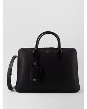 Tom Ford Leather Briefcase - Black