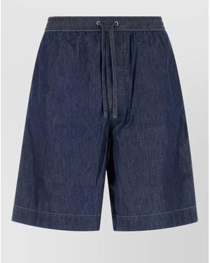 Loewe Denim Bermuda Shorts - Blue