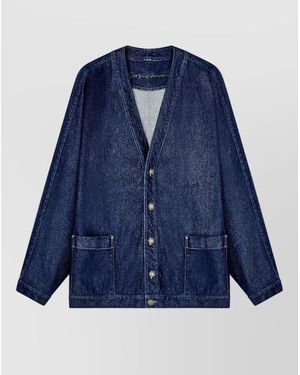 Giorgio Armani Fitted Jacket - Blue