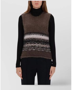 Our Legacy Mohair Sleeveless Knit Vest - Black