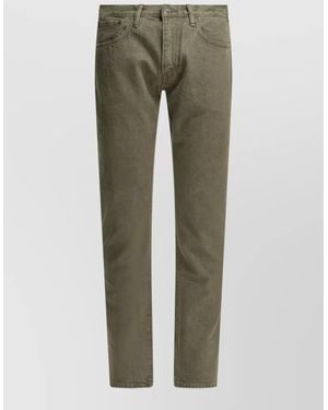RRL Denim Straight-Leg Jeans - Green