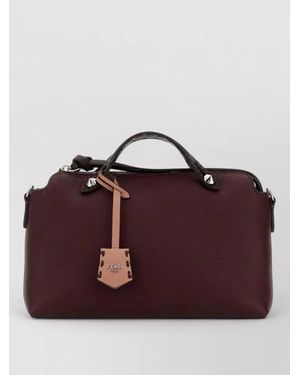 Fendi By The Way Medium Leather Crossbody Bag - Purple