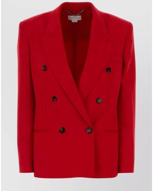 Stella McCartney Double-Breasted Blazer - Red