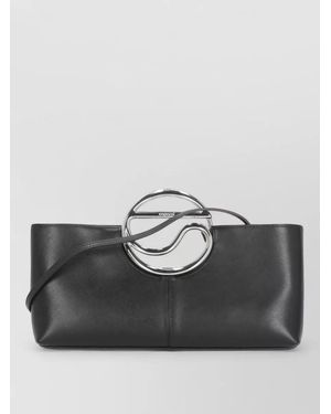 Coperni C Purse Leather Shoulder Bag - Grey