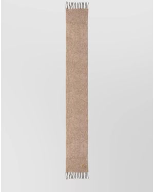 Ruslan Baginskiy Wool Scarf - White