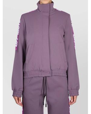 Off-White c/o Virgil Abloh High Neck Jacket - Purple