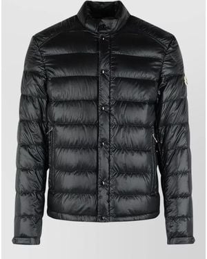 Moncler Selves Short Polyamide Down Jacket - Black