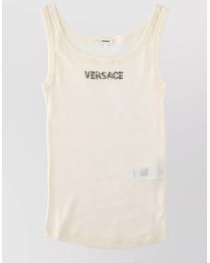 Versace Wool Corset Top - Natural