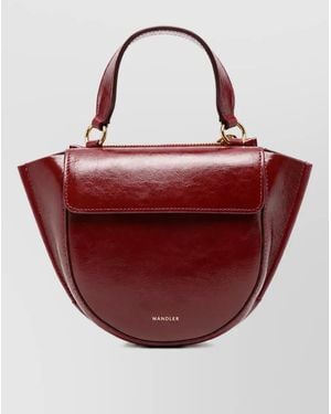 Wandler Hortensia Small Leather Mini Bag - Red
