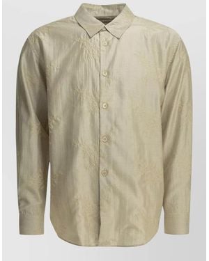 Our Legacy Beyond Embroidered Long Sleeve Shirt - Natural
