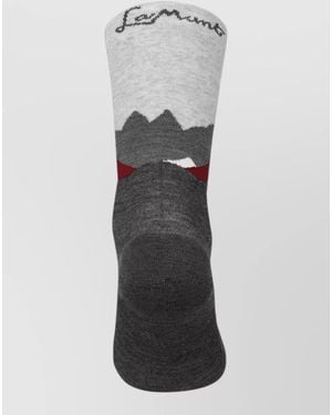 Lamunt Martha Merino Tencel Seamless Mid Calf Socks - White