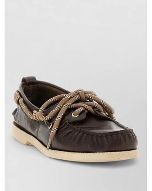 Golden Goose Leather Loafers - Brown