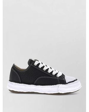 Maison Mihara Yasuhiro Leather Peterson23 Low-Top Trainers - Multicolour