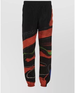 Moschino Printed Track Trousers - Black