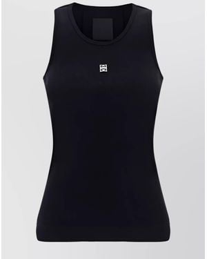 Givenchy Ribbed Slim-Fit Tank Top - Black