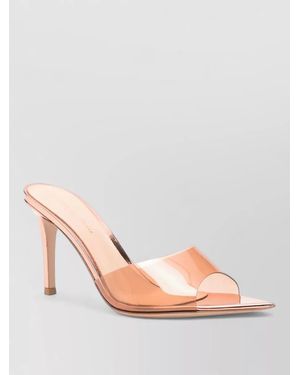 Gianvito Rossi Pointed-Toe Plexi Pumps - Pink