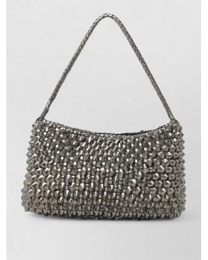 Dragon Diffusion Na Leather Shoulder Bag - Metallic