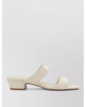 Aeyde Kemi 30Mm Heeled Sandals Double Strap - Natural