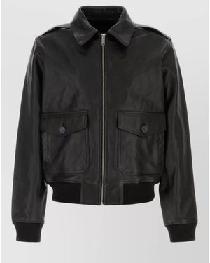 A.P.C. Leather Gael Jacket - Black