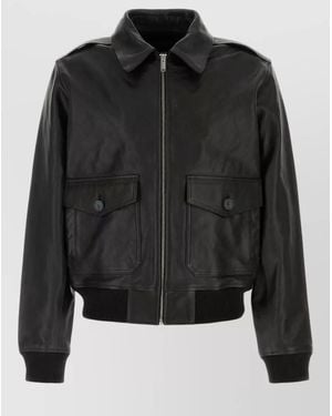 A.P.C. Leather Gael Jacket - Black