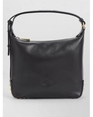 Tod's Mini Leather Tote Bag - Black