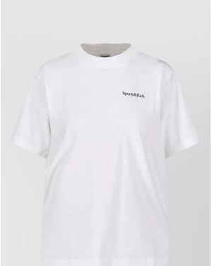Sporty & Rich Short-Sleeve T-Shirt - White