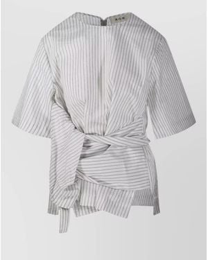 Rohe Silk Blend Blouse - Grey