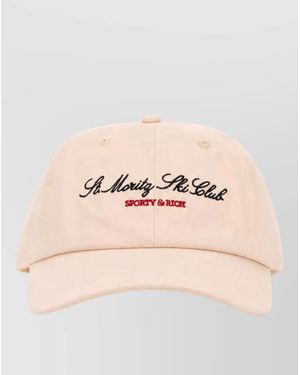 Sporty & Rich Cotton Baseball Cap - Pink