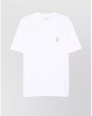 Maison Kitsuné Cotton Printed T-Shirt - White
