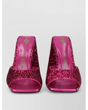 The Attico Platform Mules - Pink