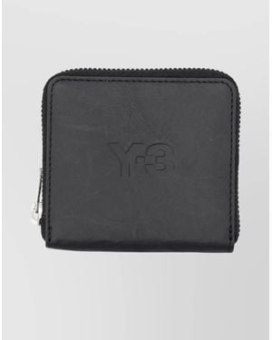 Y-3 Leather Purse - Black