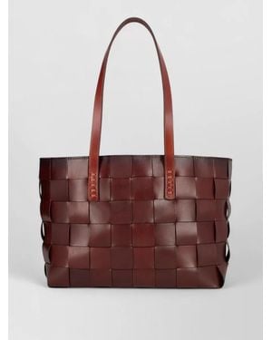 Dragon Diffusion Medium Tote Bag Dual Handles Design - Red