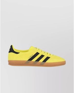adidas Striped Low Top Sneakers - Yellow