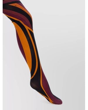 PUCCI Printed Tights - White