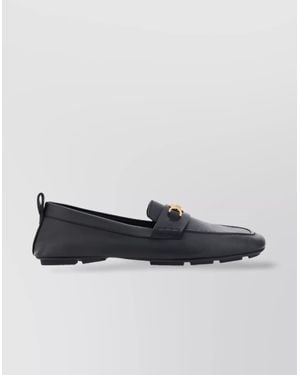 Versace Leather Driver Loafers - Multicolor