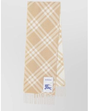 Burberry Wool Scarf - White