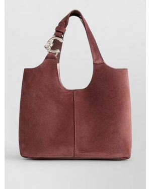 Coccinelle Suede C-Easy Suede Shoulder Bag - Red